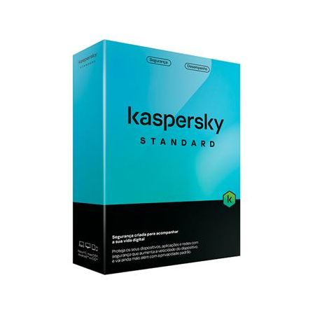 Software Antiv&iacute;rus Kaspersky Standard PT - 5 Dispositivos | 1 Ano