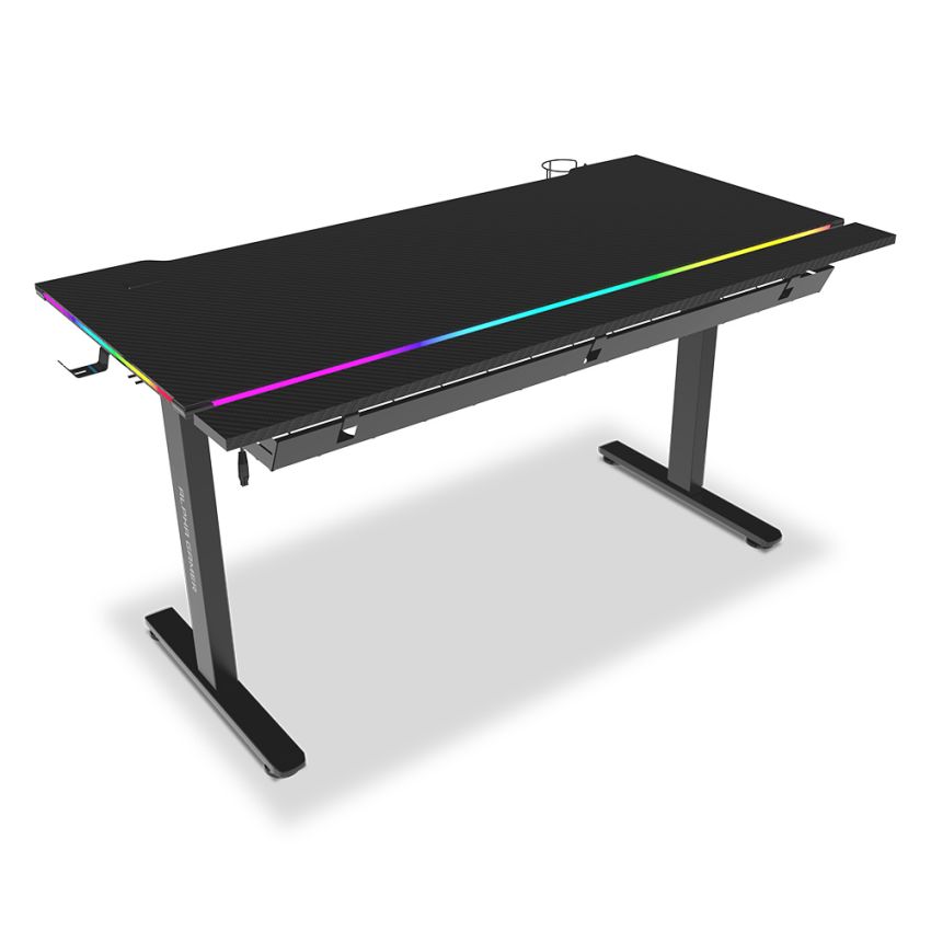 Alpha Gamer Zorya RGB Black - Secretaria Gaming Altura Regulável