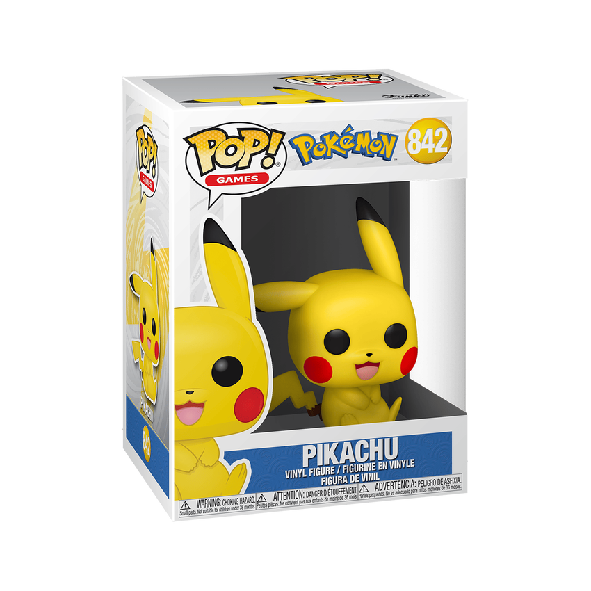 Funko POP! Games Pokemon Pikachu (Sitting) #842