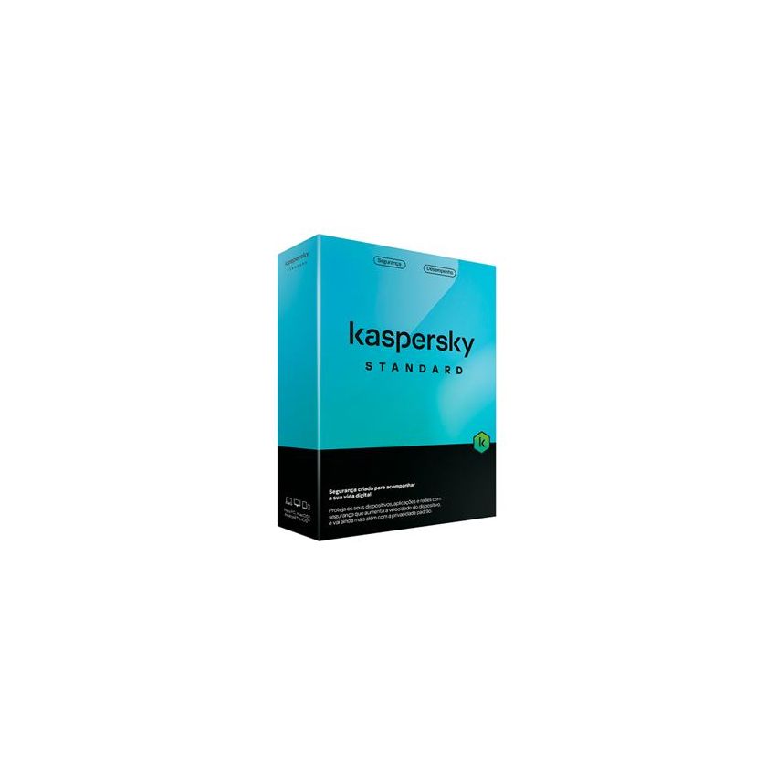 Software Antivírus Kaspersky Standard PT - 5 Dispositivos | 1 Ano